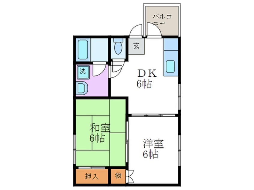間取図 片山ハイツ