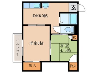 間取図 うえたいマンション