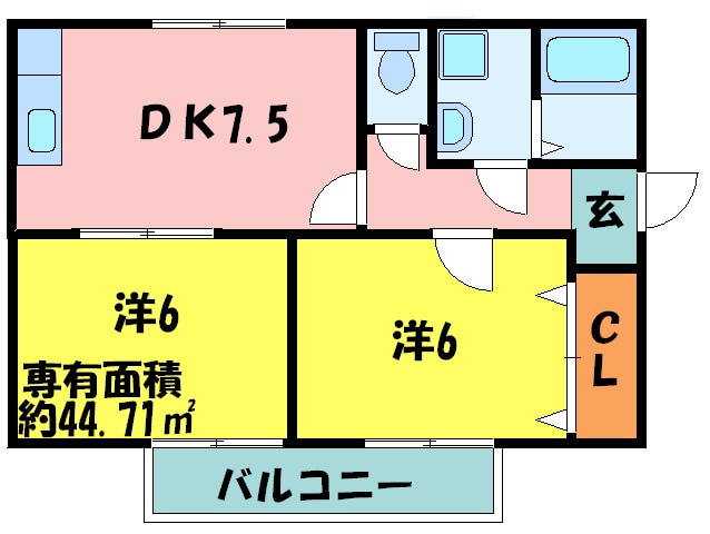 間取り図 ラピスハイツ