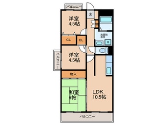 間取図 アヴァンティ東住吉
