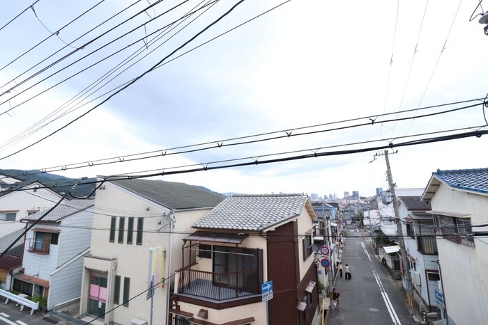 室内からの展望 シティーコア菊水