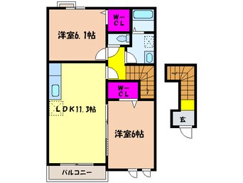 間取図 サンシテイ