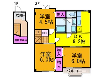 間取図 エルンテ