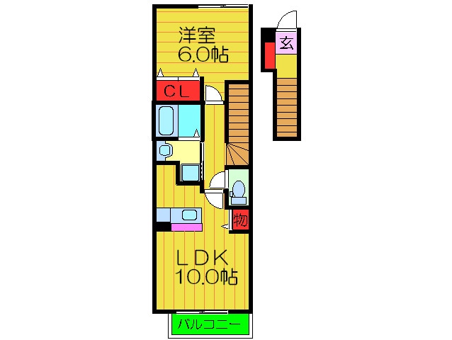 間取り図 ピュアファウンテンヴィラⅢ
