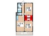 ハイグレ－ド８８ 2LDKの間取り
