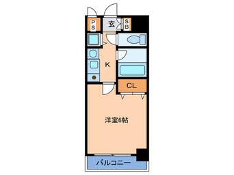 間取図 シャンティ千歳