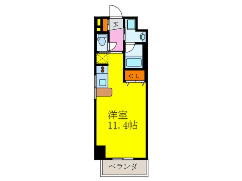 間取図 ドルチェヴィータ新大阪