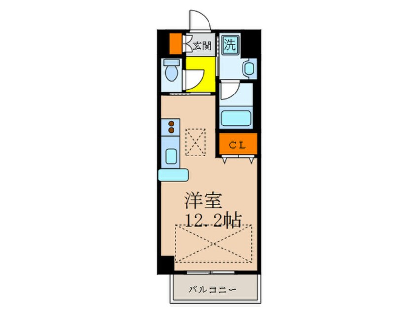間取図 ドルチェヴィータ新大阪