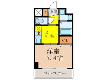 間取図 ドルチェヴィータ新大阪
