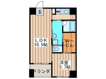 間取図 ＫＷレジデンス堺筋本町