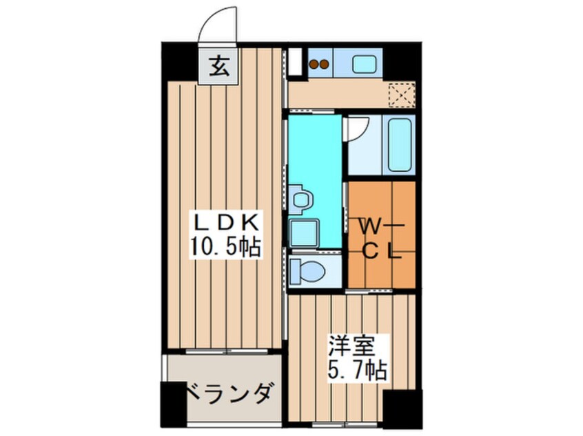 間取図 ＫＷレジデンス堺筋本町