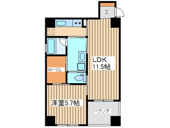 間取図 ＫＷレジデンス堺筋本町
