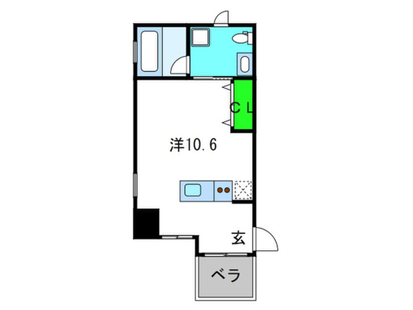 間取図 ＫＷレジデンス堺筋本町