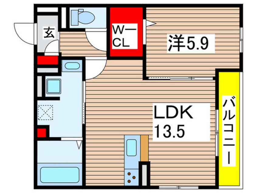 間取図 プルミエ　ラムール