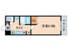 グラフィーネ草津野路東 1Kの間取り