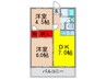 ﾄｰｶｲﾊｲﾂ 2DKの間取り