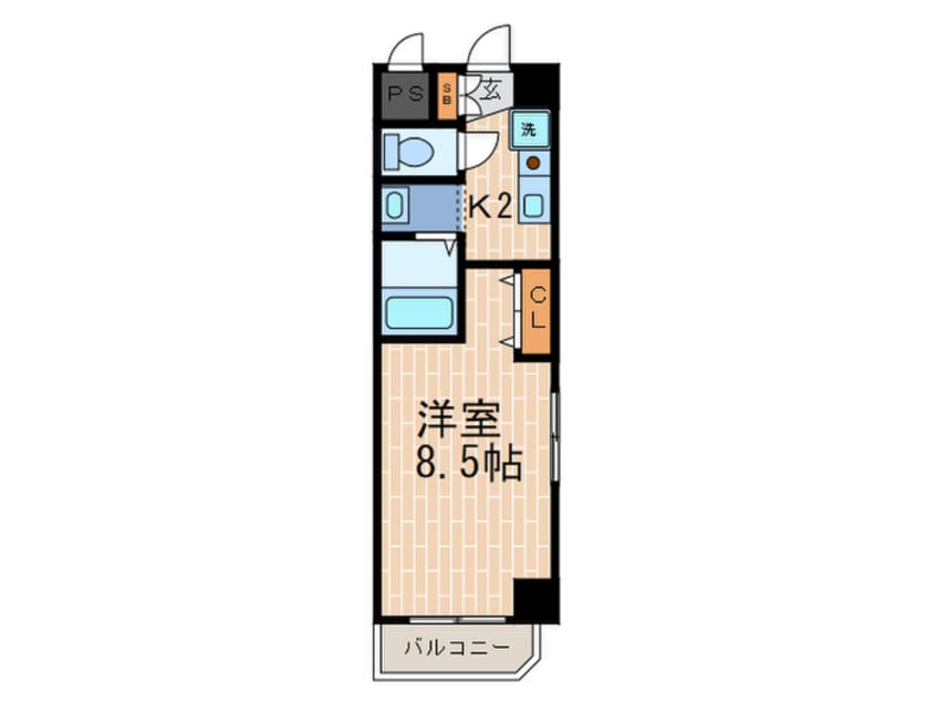 間取図 クレセール　ONE