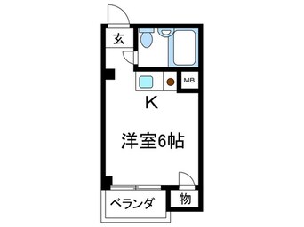 間取図 コンフォ－ト緑橋