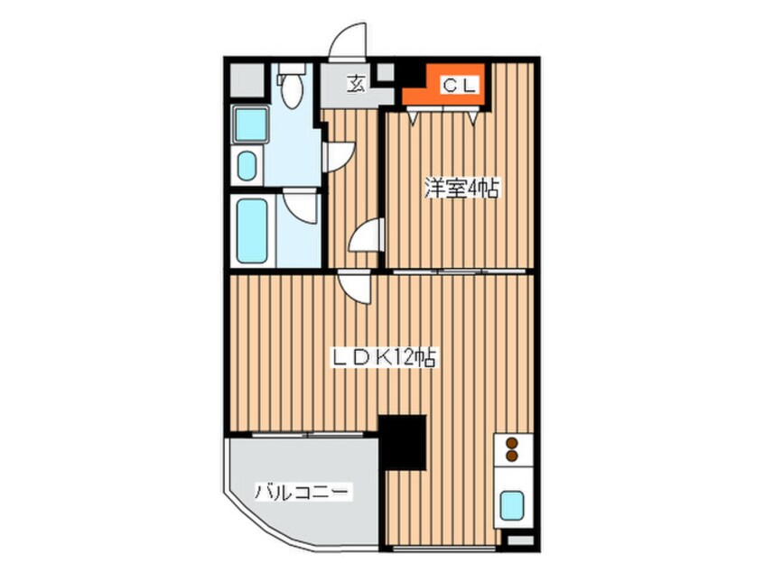 間取図 Ｋｒｅｈｌ難波南