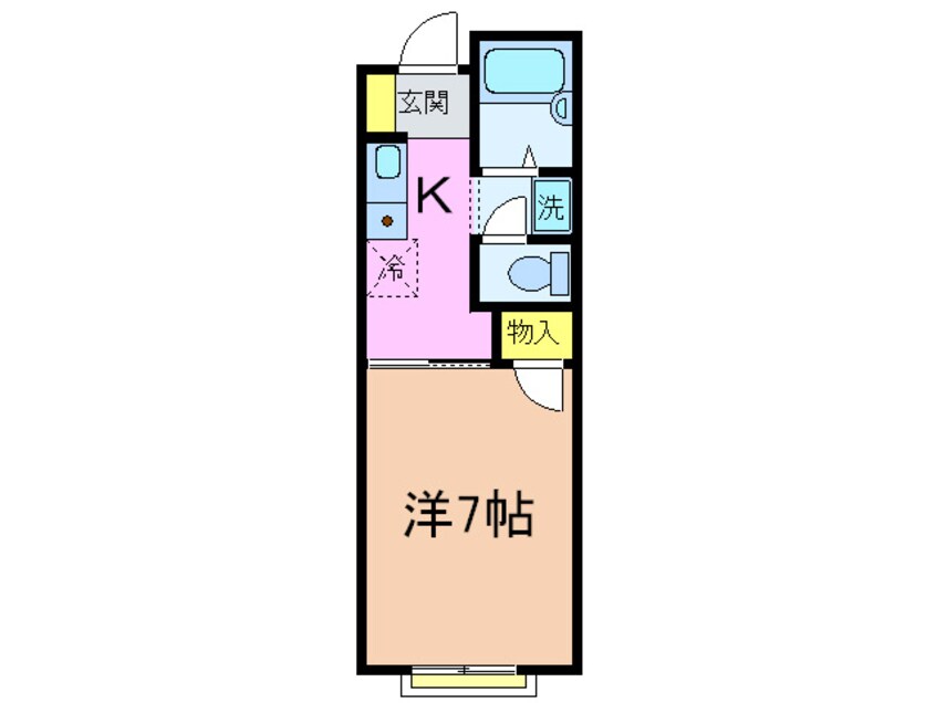 間取図 ルシエ－ル平野Ｃ棟