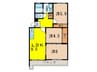ティアラ武庫川　パート２ 3LDKの間取り
