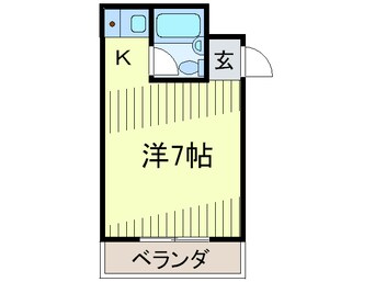 間取図 フラワ－ビル