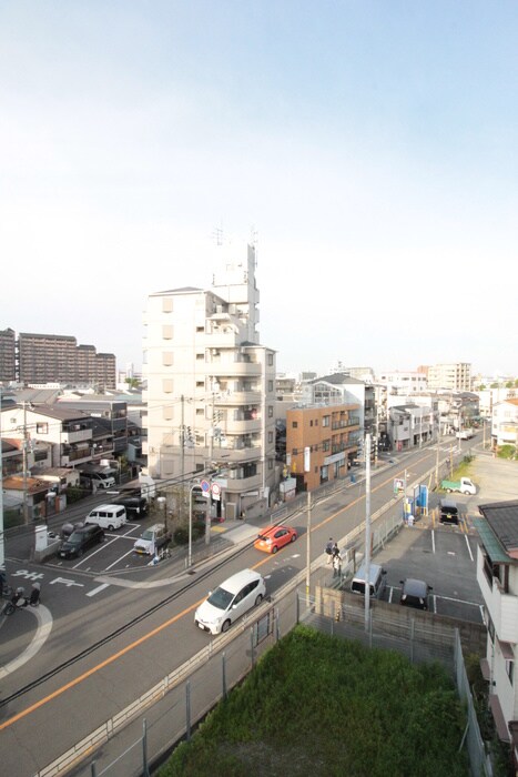 室内からの展望 フラワ－ビル