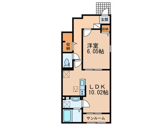 間取図 メゾン甲安Ⅱ