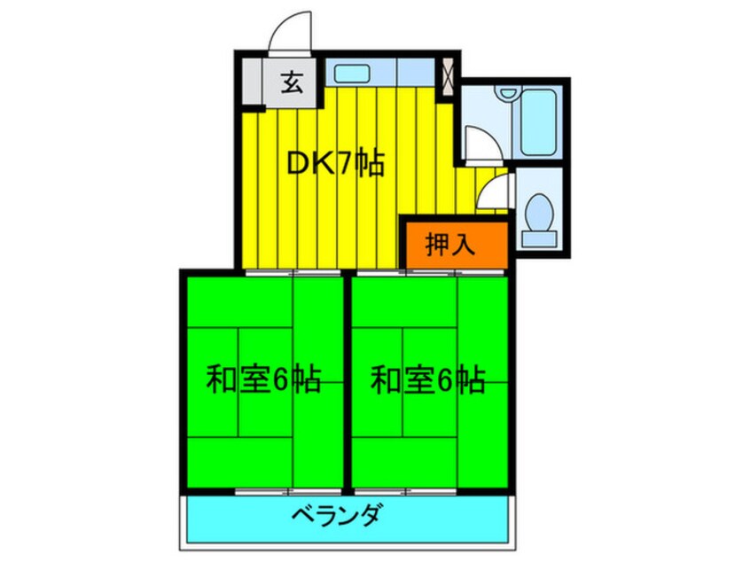 間取図 第２モリタマンション