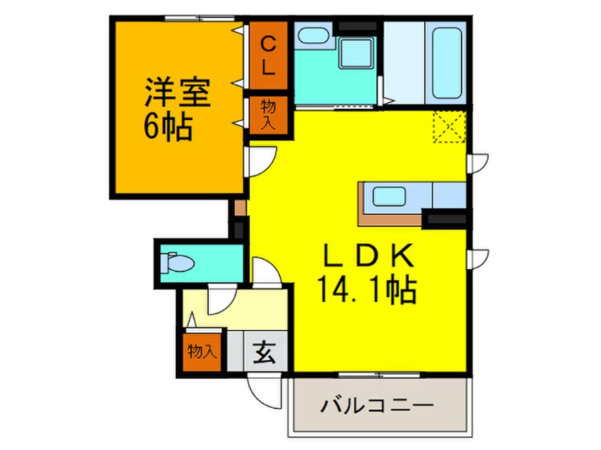 間取図 サンフォレストＮ