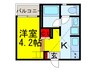 グランビア八千代通 1Kの間取り