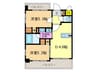 ｴｽﾃﾑﾌﾟﾗｻﾞ京都御所ﾉ内REGIA(215) 2DKの間取り