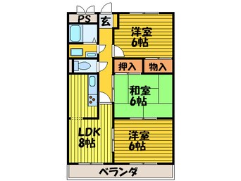 間取図 ヴェルヴィラ－ジュ