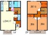 タウンハウス宝塚Ⅱ 3LDKの間取り