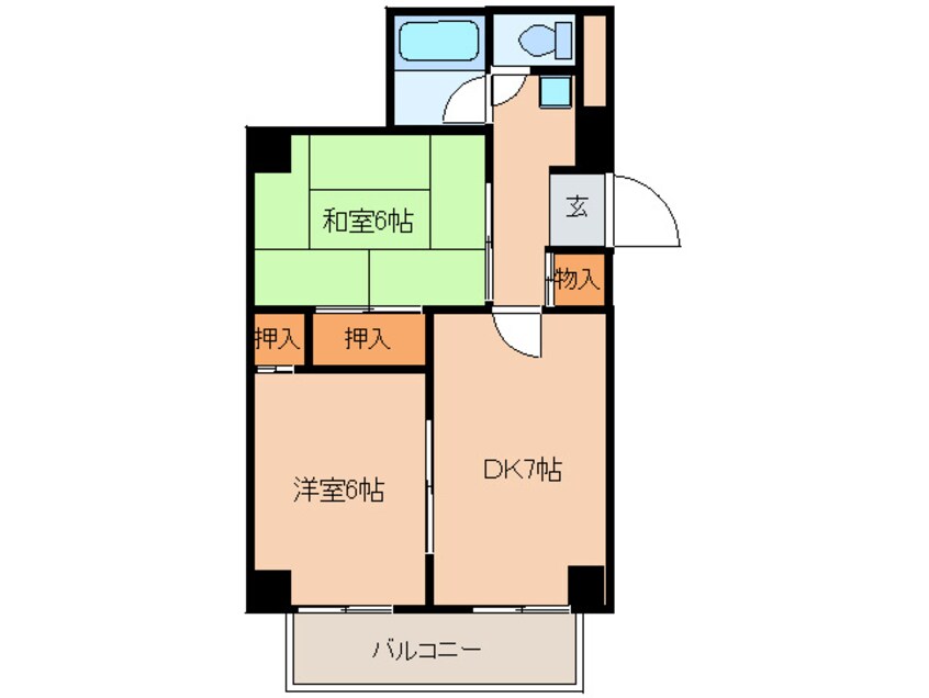 間取図 ハイライフひばりヶ丘