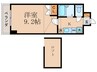 ﾘﾍﾞﾙﾀ南草津 1Kの間取り