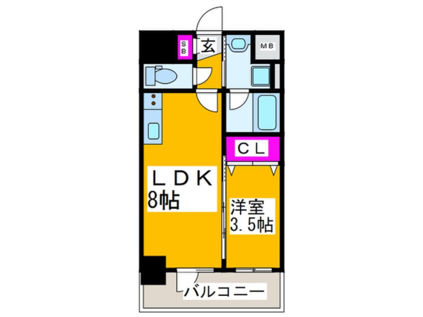 間取図 リアライズ布施駅前