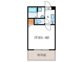間取図 フラッティ天神川三条