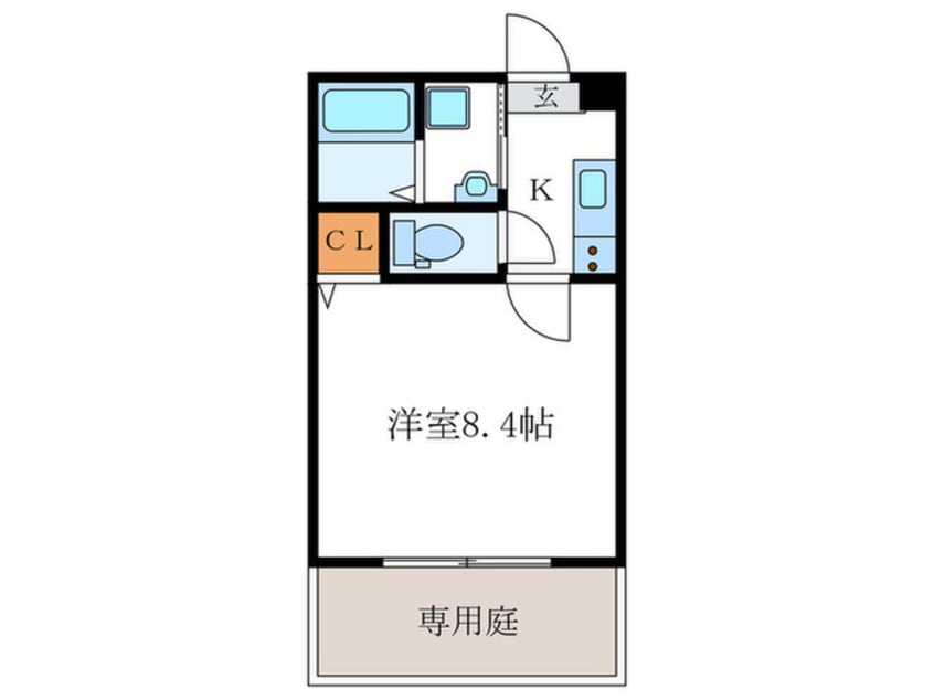 間取図 フラッティ天神川三条