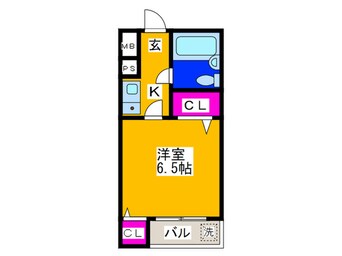 間取図 コーニッシュ長瀬