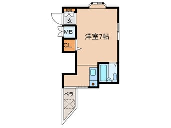 間取図 フルーレ豊中