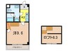 メインステージ芦屋茶屋之町 1Kの間取り