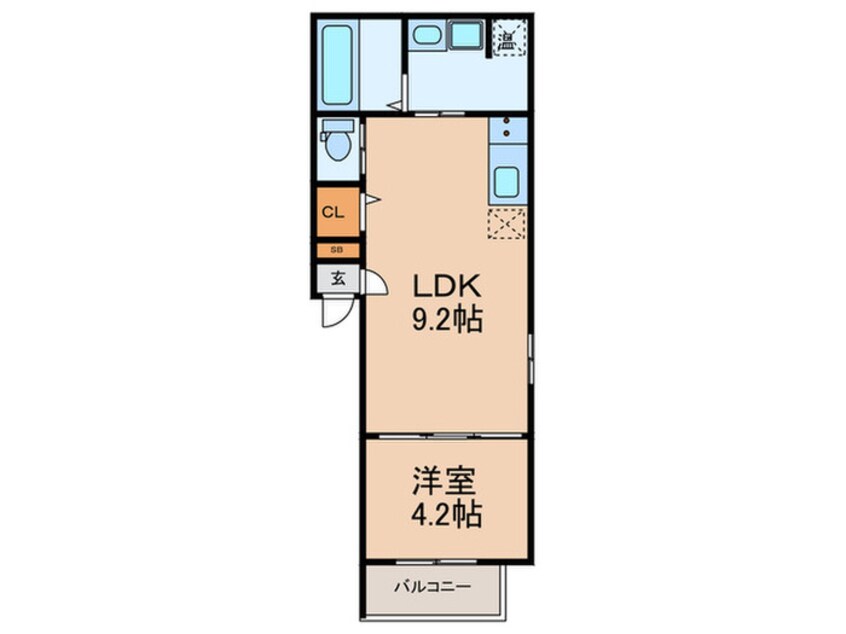 間取図 グラシェス大和田