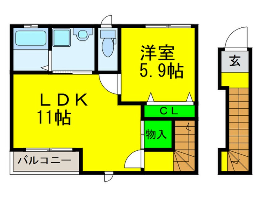 間取図 ルナヴォワール