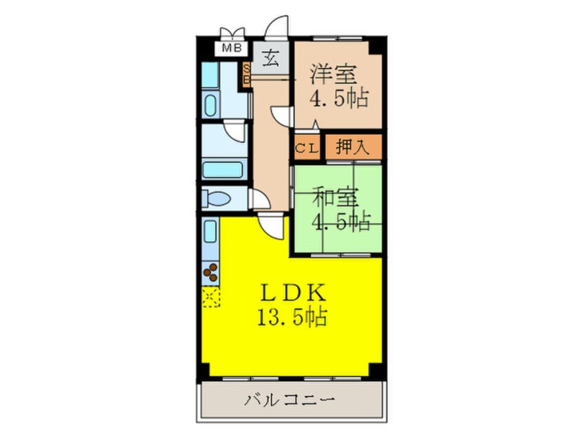 間取図 第２サンハイツ