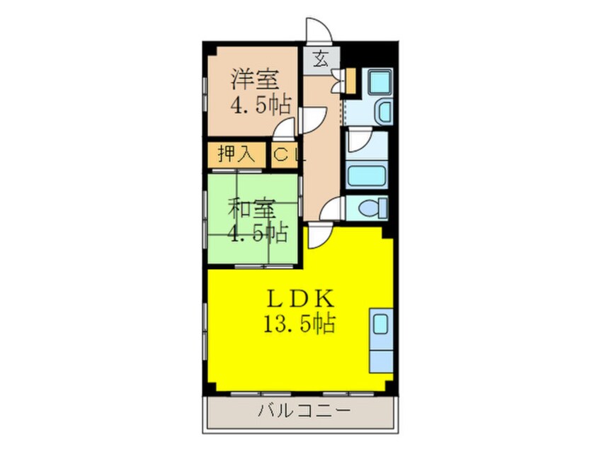 間取図 第２サンハイツ