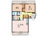 ＶＩＶＡ甲陽 2LDKの間取り