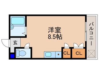 間取図 グランドハイツ柴原　B棟