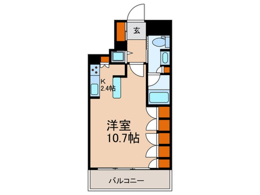 間取図 ﾘｰｶﾞﾙ京都四条河原町通りⅡ(403)