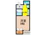 司ビル 1Kの間取り